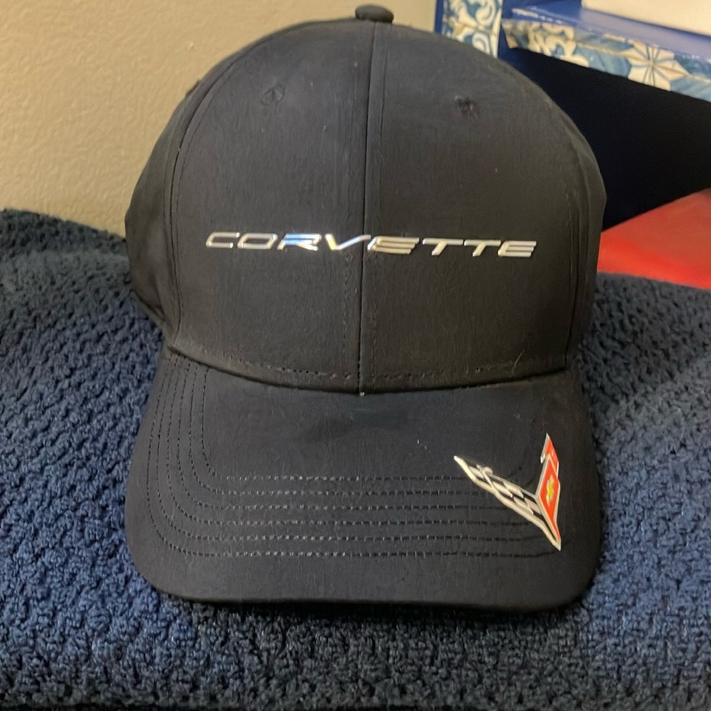 Corvette Black Baseball Cap